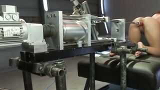 Busty babe overwhelmed by Machines
