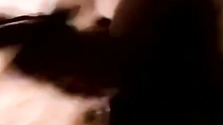 JoeSchmoeXXX.com - Black amateur strokes his dick before his lover eats his cum hungr