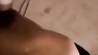 JoeSchmoeXXX.com - Black amateur strokes his dick before his lover eats his cum hungr