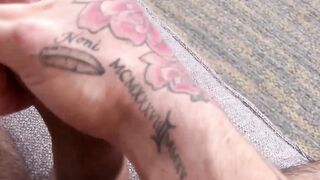 MilitaryHunk.com - Buff army jock with fantastic body strokes his big dick with firm
