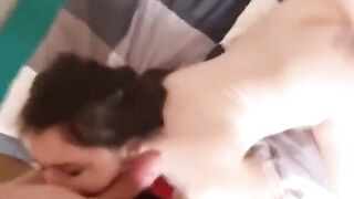 Waking Up To A Deep Throat Blowjob