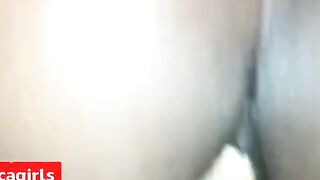 Big-Ass Black Babe Gives Her Man Chocolate Pleasure