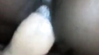 Big-Ass Black Babe Gives Her Man Chocolate Pleasure