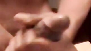 Mature mouth stuffed by young gayâs thick cream pie
