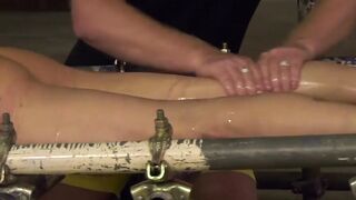 Max London was massaged then edged by skilled dom's hands