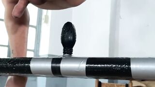 Jonny Monteros hole stretched by a plug while Sebastian milks