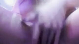 Big Clit Girl Uses Dildo on Her Pussy