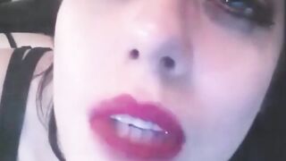 Smoking Latina MILF Masturbates on Webcam