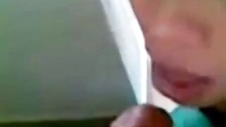 Asian Amateur Babe Swallows Cum