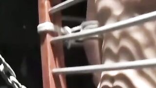 MuscleJockBound.com - Chet Walker suffers heavy chain tugging his meat