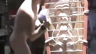 MuscleJockBound.com - Chet Walker suffers heavy chain tugging his meat
