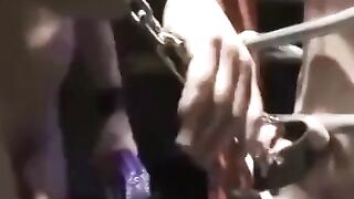 MuscleJockBound.com - Chet Walker suffers heavy chain tugging his meat