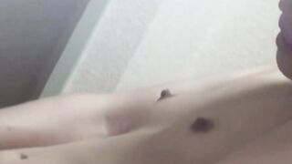 I probe my Japanese slit aiming for explosive climax rush