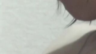 I probe my Japanese slit aiming for explosive climax rush