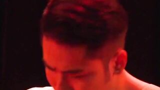 Yoshi Kawasaki and Axel Abysse fist each other in live sex