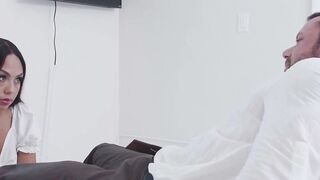 FamilyHandle.com - Cutie Bianca Bangs gets pleasured by stepdad with a hard and deep