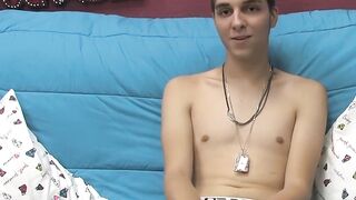 BoyObsession.com - Barely legal Rany's big cock solo wank and cumshot