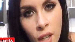 Dirty-Talking Latina Helps With Jerking Off