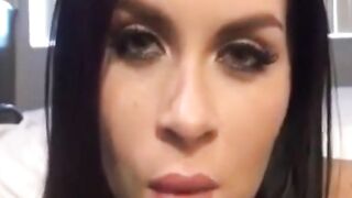Dirty-Talking Latina Helps With Jerking Off