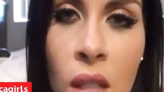 Dirty-Talking Latina Helps With Jerking Off