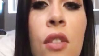 Dirty-Talking Latina Helps With Jerking Off