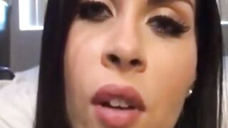 Dirty-Talking Latina Helps With Jerking Off