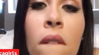Dirty-Talking Latina Helps With Jerking Off
