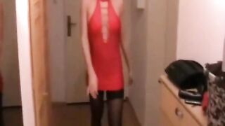 German Blonde Amateur Swallows Cum