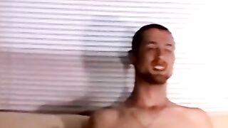 Mature black gay slurps young balls and hot cum