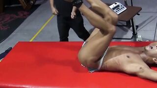 Kaden Roads loves the naked ass and balls of his captive