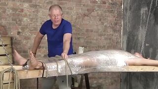 Young twink expertly edged by mature master's grip