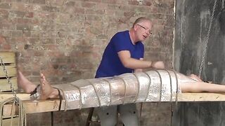 Young twink expertly edged by mature master's grip