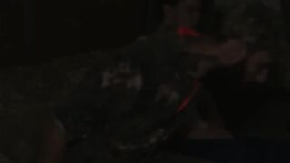 Stepdad Matt Muck's flashlight probes my dark hole