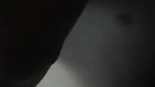 Stepdad Matt Muck's flashlight probes my dark hole