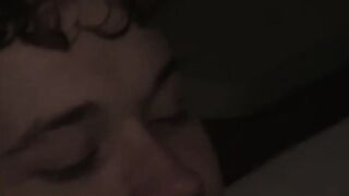 Stepdad Matt Muck's flashlight probes my dark hole