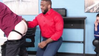 Nathan Daniels drops pants to be fisted by Micah Martinez