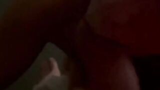 Blonde Amateur Gives a Steamy Nighttime Blowjob