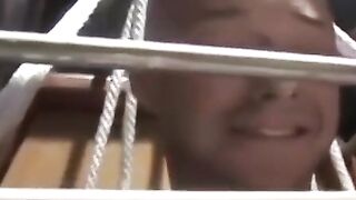 MuscleJockBound.com - Franco Dex plays with sub's sore nipples