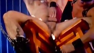 MuscleJockBound.com - Duke Rivers splashes hot cum from swollen balls