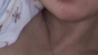 My Japanese slit craves play so I vibrate it for relief