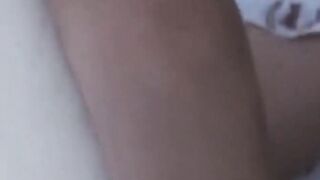 My Japanese slit craves play so I vibrate it for relief