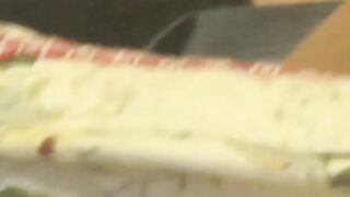 Aroused Asian lady caught on hidden cam fingering hard