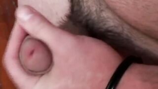Alluring Tyler jacks massive rod while big balls bounce