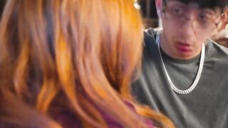 I sucked my stepmoms big tits in return she gave me blowjob