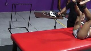 Skinny boy RT gets painful lesson from hunky master