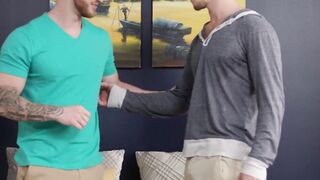 Young athletes fuck raw with brutal deep stroke intensity