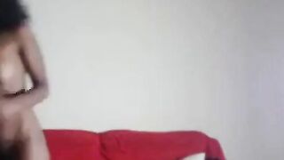 Ebony Goddess With Huge Natural Breasts