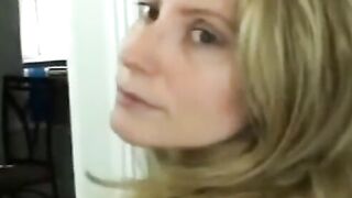 Mistress Amy Makes Her Slave Lick Her Ass and Smell Her Finger