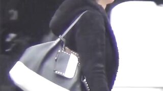 Some girls nearly wet their pants hurrying to restroom relief