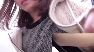 Some girls nearly wet their pants hurrying to restroom relief